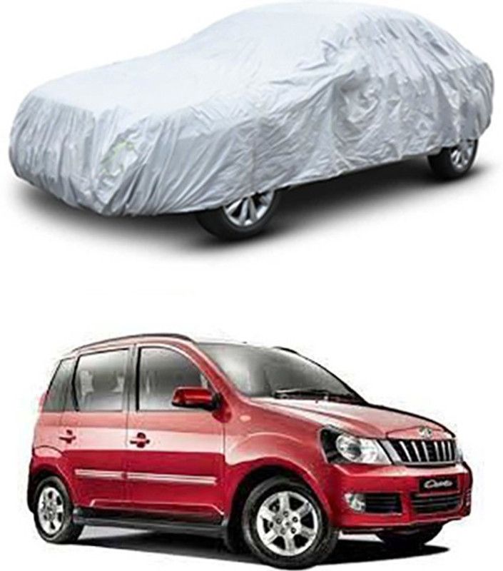 APNEK Car Cover For Mahindra Quanto (With Mirror Pockets)  (Silver)