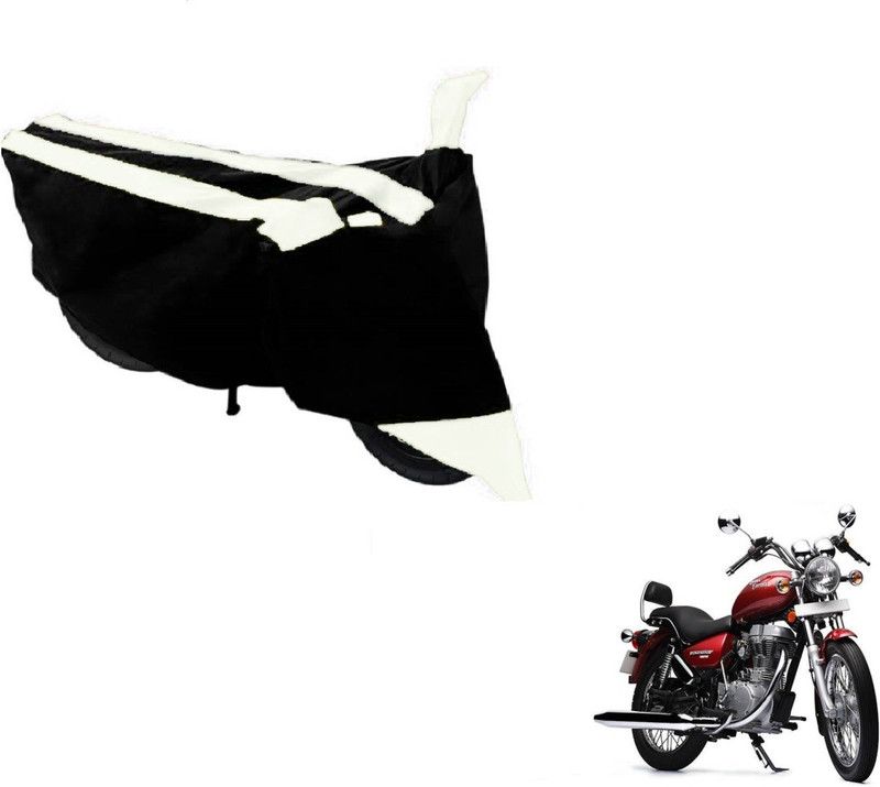 AUTYLE Two Wheeler Cover for Royal Enfield  (Thunderbird 500, Black, White)