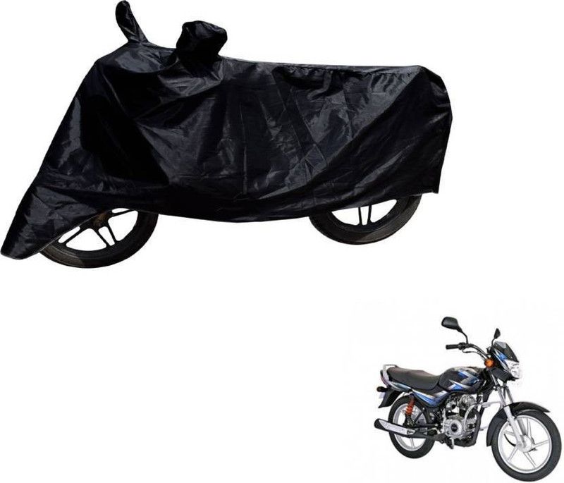 Multiland Sales Two Wheeler Cover for Bajaj  (CT 100, Black)
