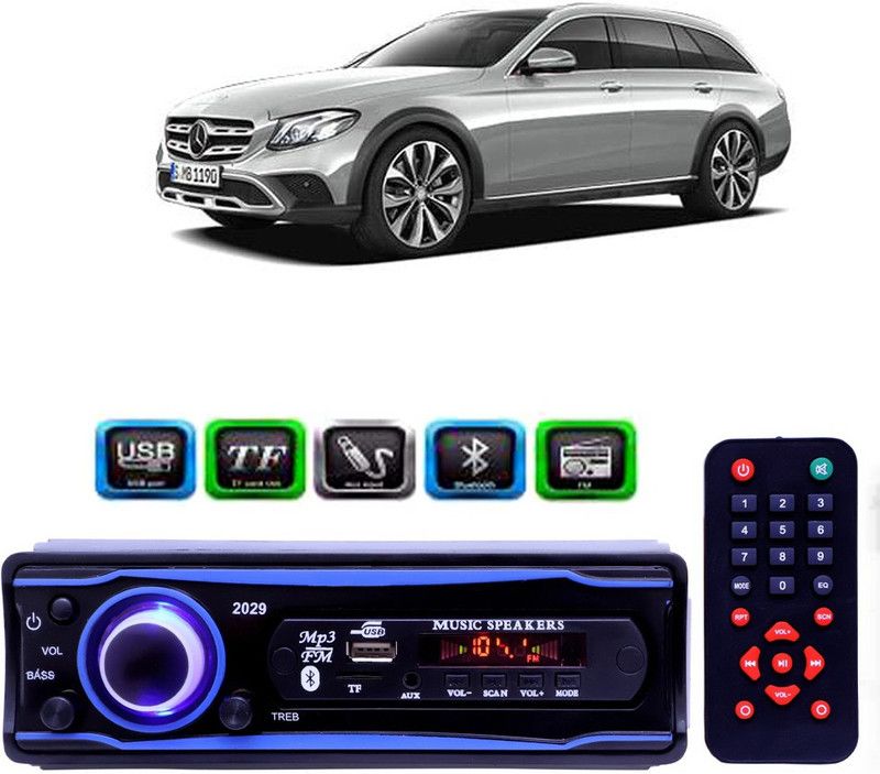 Genipap STEREO-999 BLUETOOTH/USB/SD/AUX/FM/MP3 (BLUE & Black)-379 Car Stereo  (Single Din)