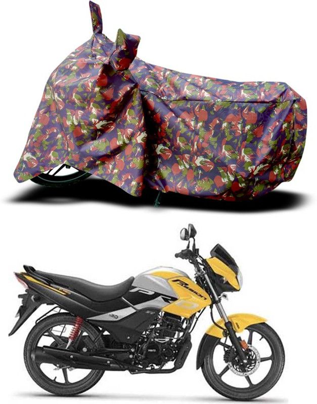 SEBOMGO Waterproof Two Wheeler Cover for Hero  (Passion Pro i3S, Multicolor)