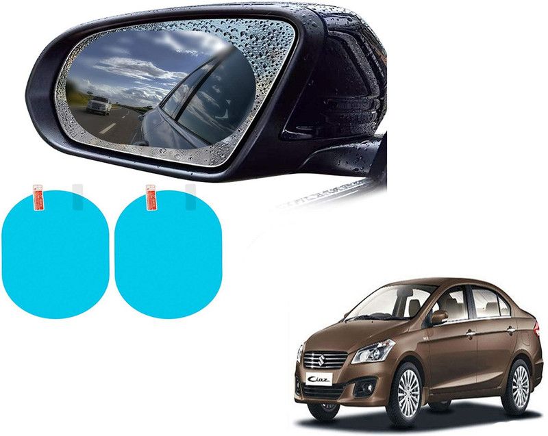 Autoinnovation Car Mirror Anti Fog Rainproof Protective Film For Maruti Suzuki Ciaz Car Mirror Rain Blocker  (White)