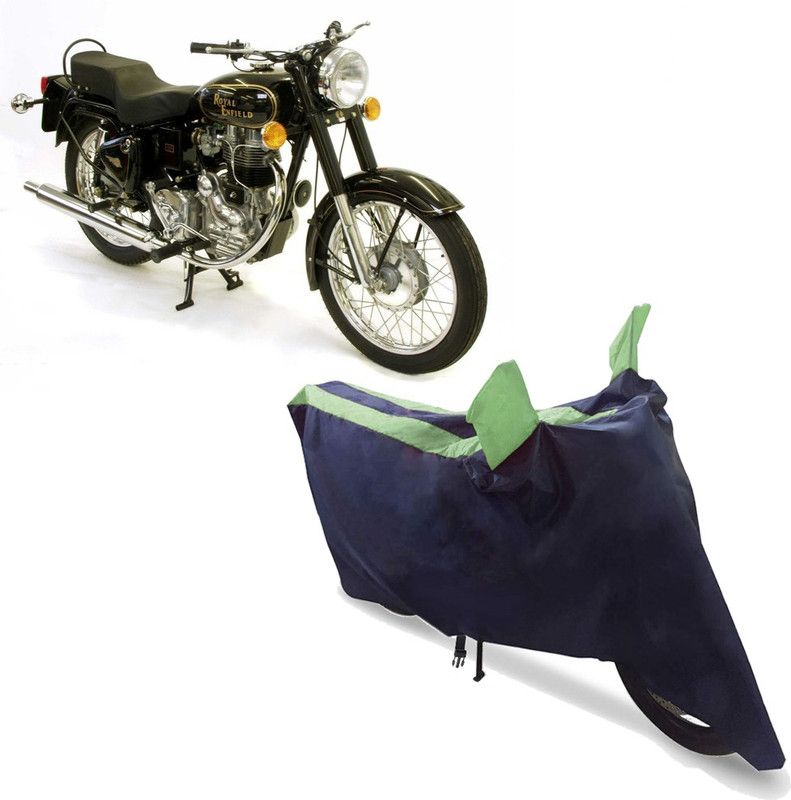 EXOME Two Wheeler Cover for Royal Enfield  (Bullet 500, Green)