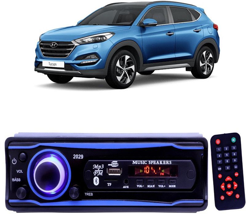 Genipap Blue 2029 USB/AUX/SD/BLUETOOTH/FM/MP3 BOOM MASTER STANDARD- G 204 Car Stereo  (Single Din)