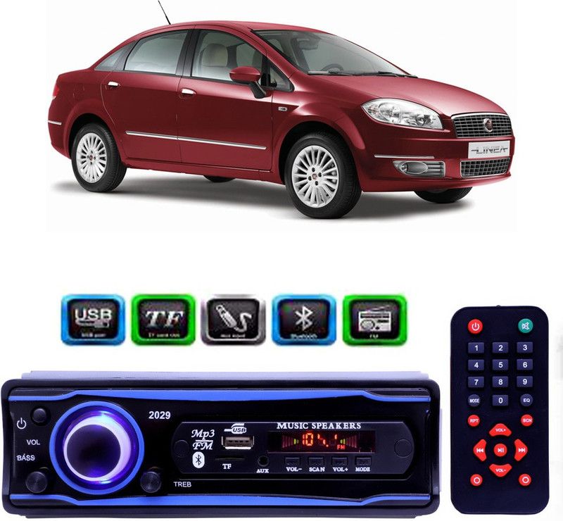 Genipap STEREO-999 BLUETOOTH/USB/SD/AUX/FM/MP3 (BLUE & Black)-109 Car Stereo  (Single Din)
