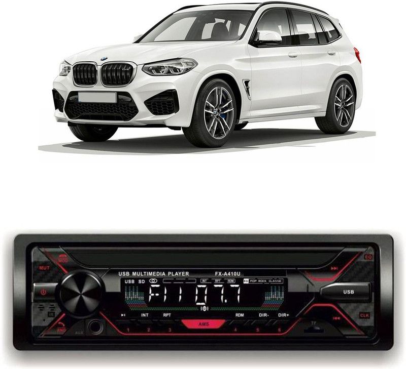 Bluedrum Car Stereo FX- A100U Car Stereo with Bluetooth, USB, SDCard , Aux B-73 Car Stereo  (Single Din)