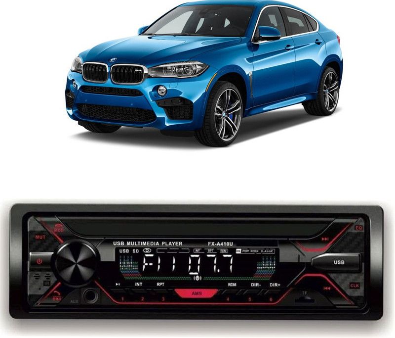 Purpleheart Car Stereo FX- A100U Car Stereo with Bluetooth, USB, SD Card , Aux P-69 Car Stereo  (Single Din)