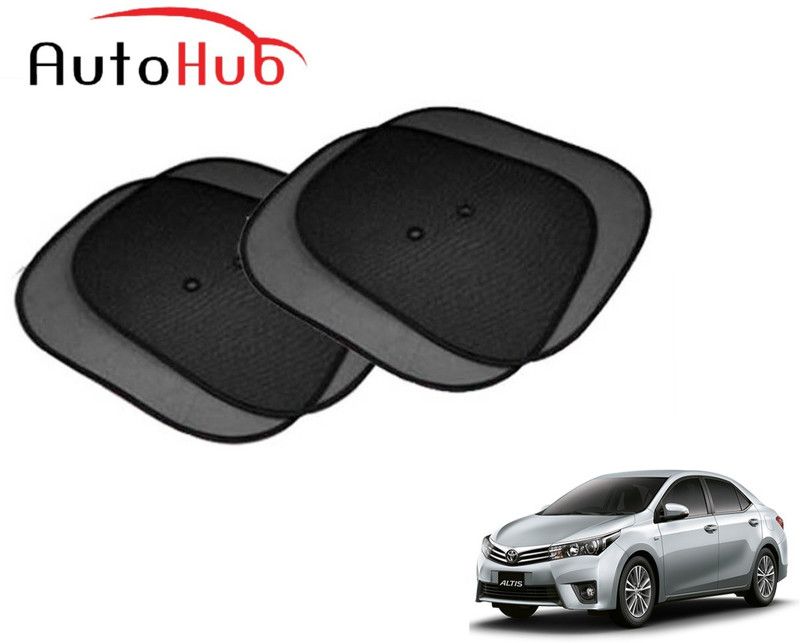 Auto Hub Side Window Sun Shade For Toyota Altis  (Black)