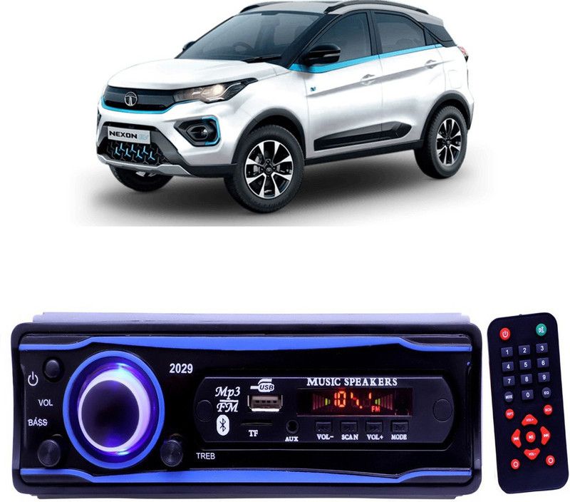 Purpleheart Blue 2029 USB/AUX/SD/BLUETOOTH/FM/MP3 BOOM MASTER STANDARD- P535 Car Stereo  (Single Din)