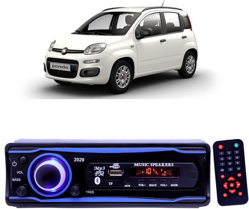 YUNEIK Blue Stereo-999 BLUETOOTH/USB/SD/AUX/FM/MP3 (BLUE & Black)Y-115 Car Stereo  (Single Din)