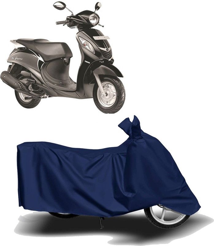 EXOME Two Wheeler Cover for Yamaha  (Fascino, Blue)