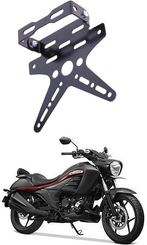 divis Bike License Number Plate Frame Holder Tail Tidy (Black) Bike Number Plate A-311 Bike Number Plate  (Aluminium 7 cm x 15 cm)