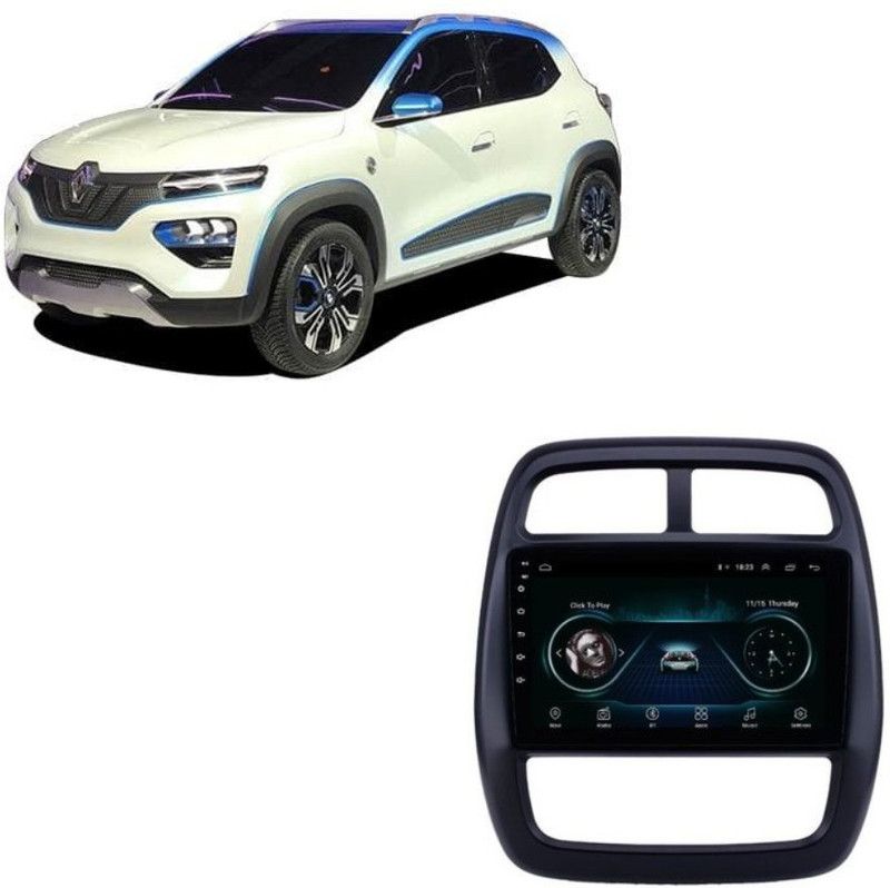 Racemark Android Stereo Kwid 2020 Model 2/16 Car Stereo  (Double Din)