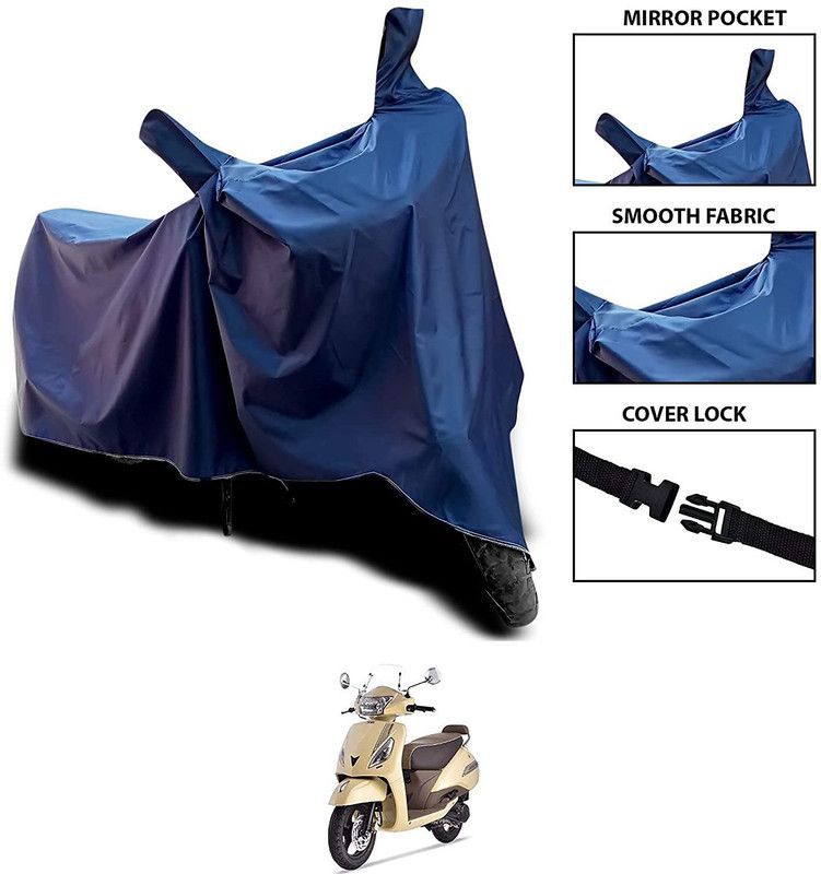 CARFAB Waterproof Two Wheeler Cover for TVS  (Jupiter classic, Blue)