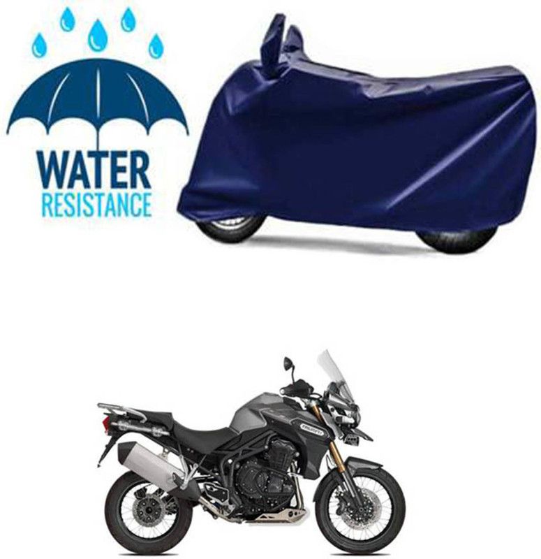 RONISH Waterproof Two Wheeler Cover for Triumph  (Blue)