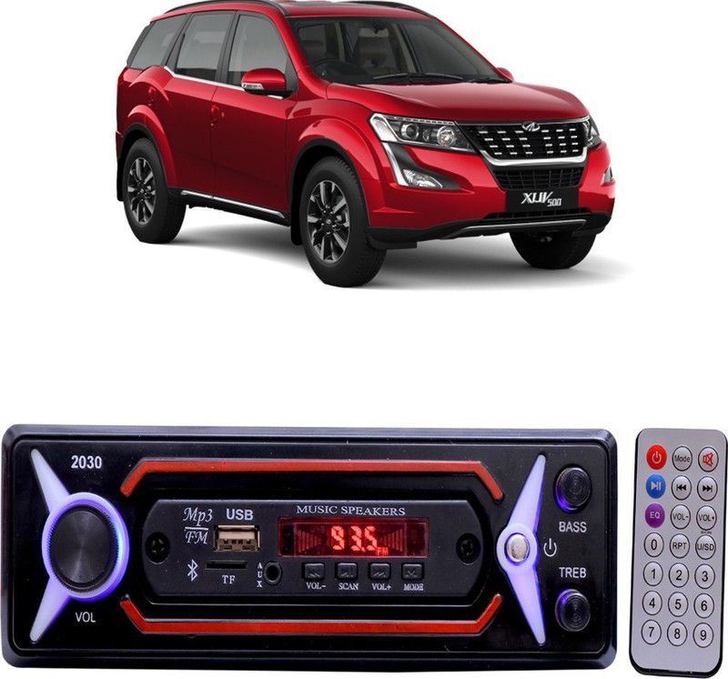 JBRIDERZ JB-2030 Red BLUETOOTH/USB/SD/AUX/FM/MP3 Car Stereo ( Single Din) B-288 Car Stereo  (Single Din)