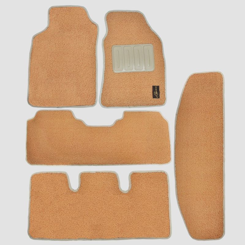 Leganza PVC (Polyvinyl Chloride) Standard Mat For Renault Lodgy  (Brown)