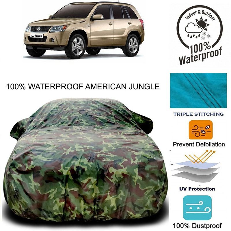 ENTIRELY ELITE Car Cover For Maruti Suzuki Grand Vitara (With Mirror Pockets)  (Multicolor)