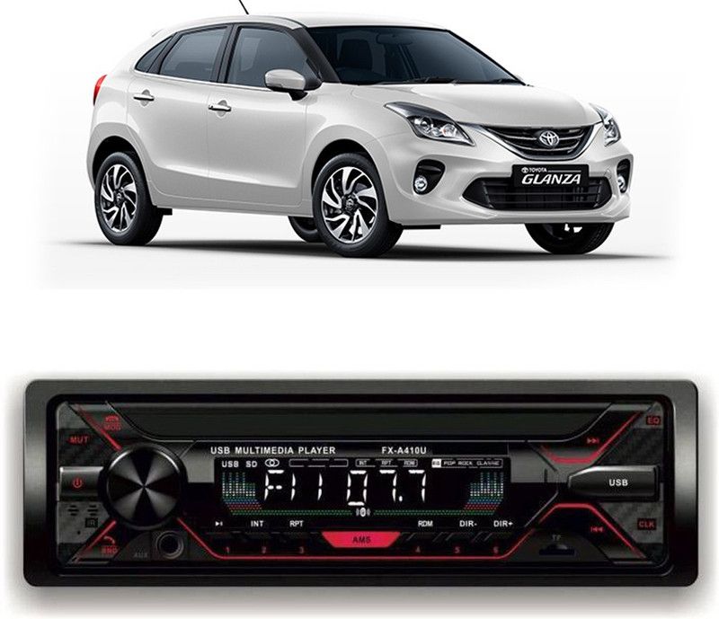 JBRIDERZ Car Stereo FX- A410U Car Stereo with Bluetooth, USB, SDCard , Aux E-579 Car Stereo  (Single Din)