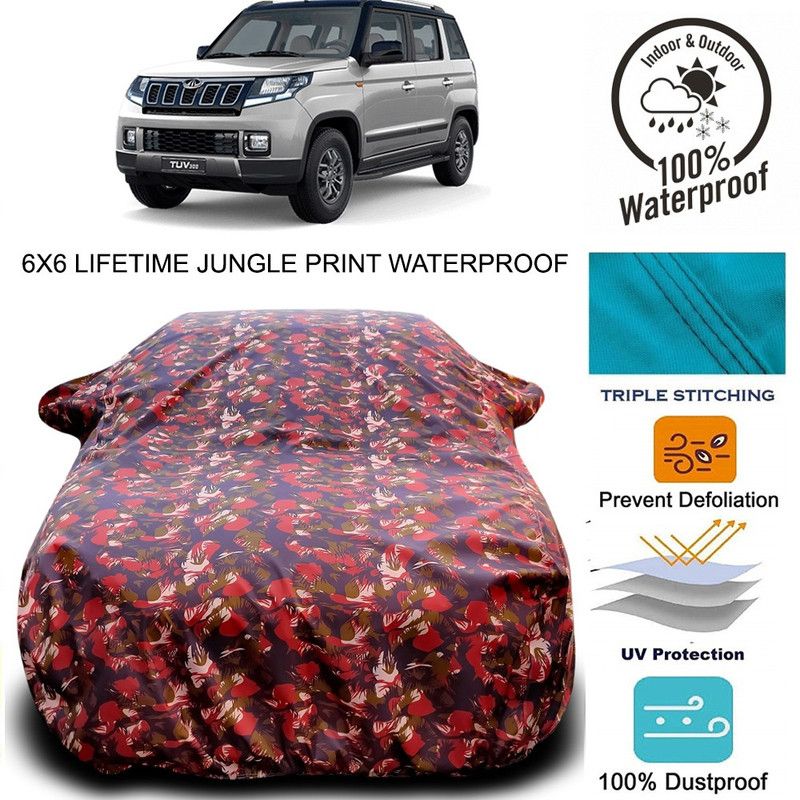ENTIRELY ELITE Car Cover For Mahindra TUV300 (With Mirror Pockets)  (Multicolor)