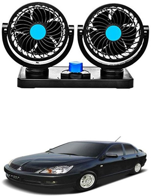 RKPSP 360 Degree Car Fan - 12V,Dual Head Fans,Car dashboard fan For Cdia Car Interior Fan  (12 V)