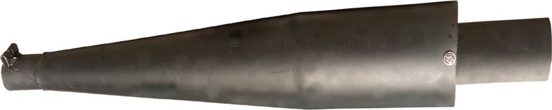 WORDZ Wild Boar / Wildboar silencer Black Exhaust Glasswool Royal Enfield Electra Full Exhaust System  (Mild Steel)