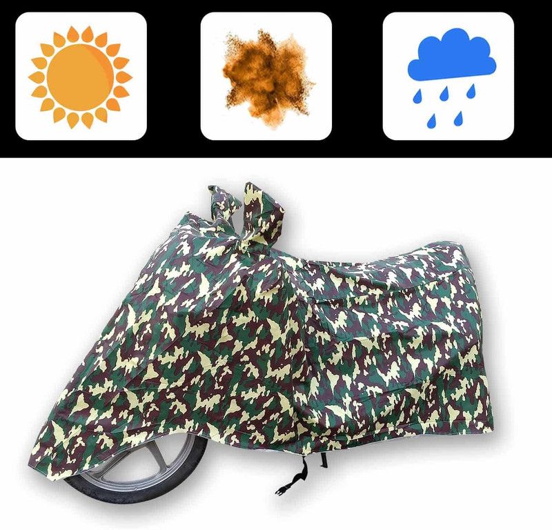 BABBLINGS Waterproof Two Wheeler Cover for Yezdi  (Scrambler, Multicolor)