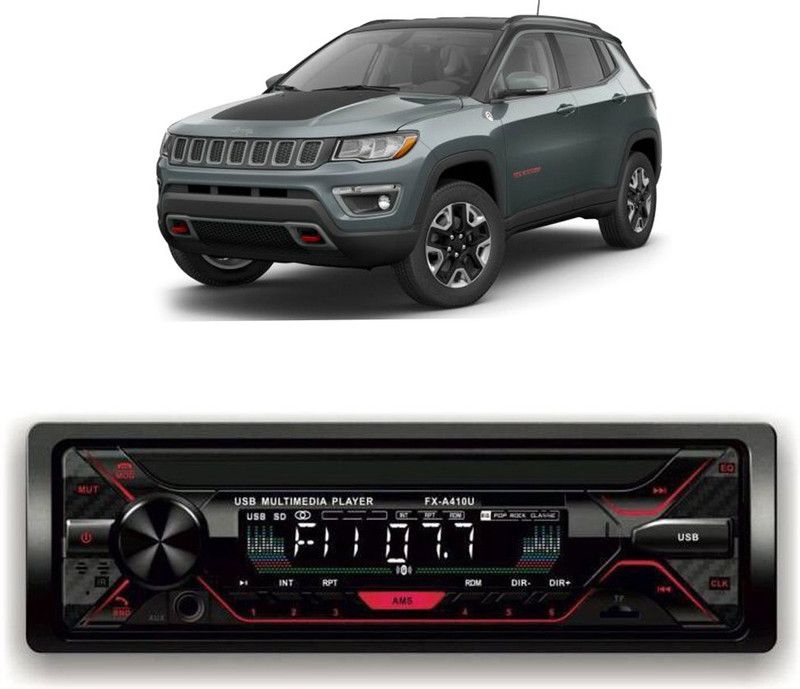EverLand Car Stereo FX- A100U Car Stereo with Bluetooth, USB, SDCard , Aux E-224 Car Stereo  (Single Din)