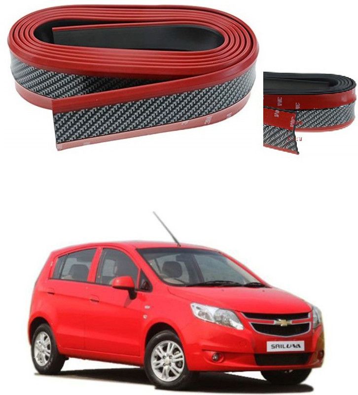 PRTEK Bumper Lip Side Skirt Rubber Edge Decorative Protector Trim universal 0083 Car Spoiler
