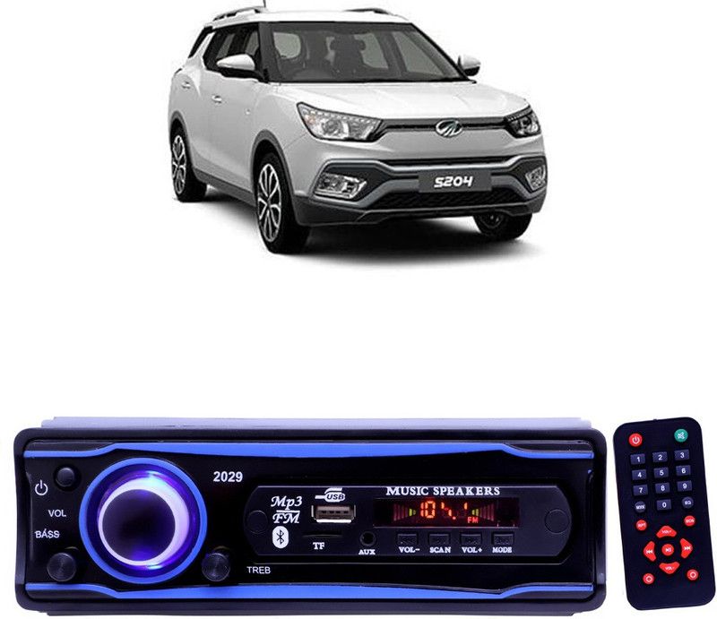 EverLand Blue 2029 USB/AUX/SD/BLUETOOTH/FM/MP3 BOOM MASTER STANDARD- E 274 Car Stereo  (Single Din)