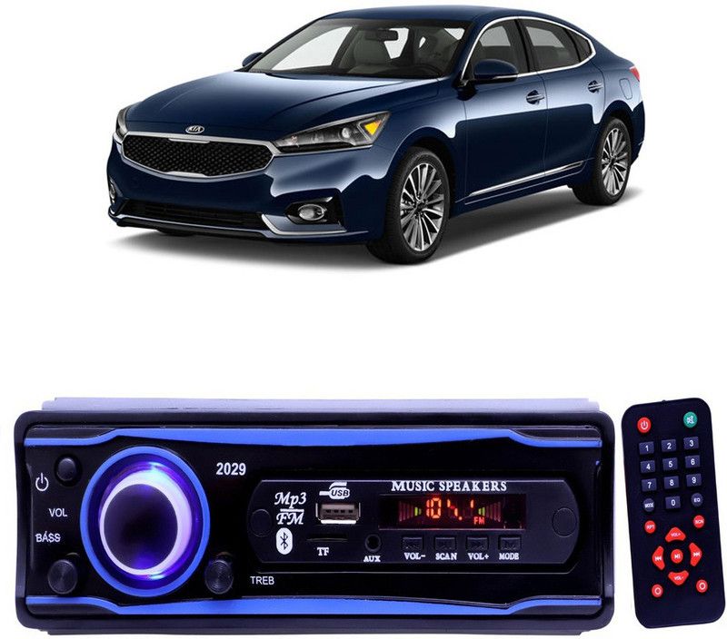Genipap Blue 2029 USB/AUX/SD/BLUETOOTH/FM/MP3 BOOM MASTER STANDARD- G 227 Car Stereo  (Single Din)