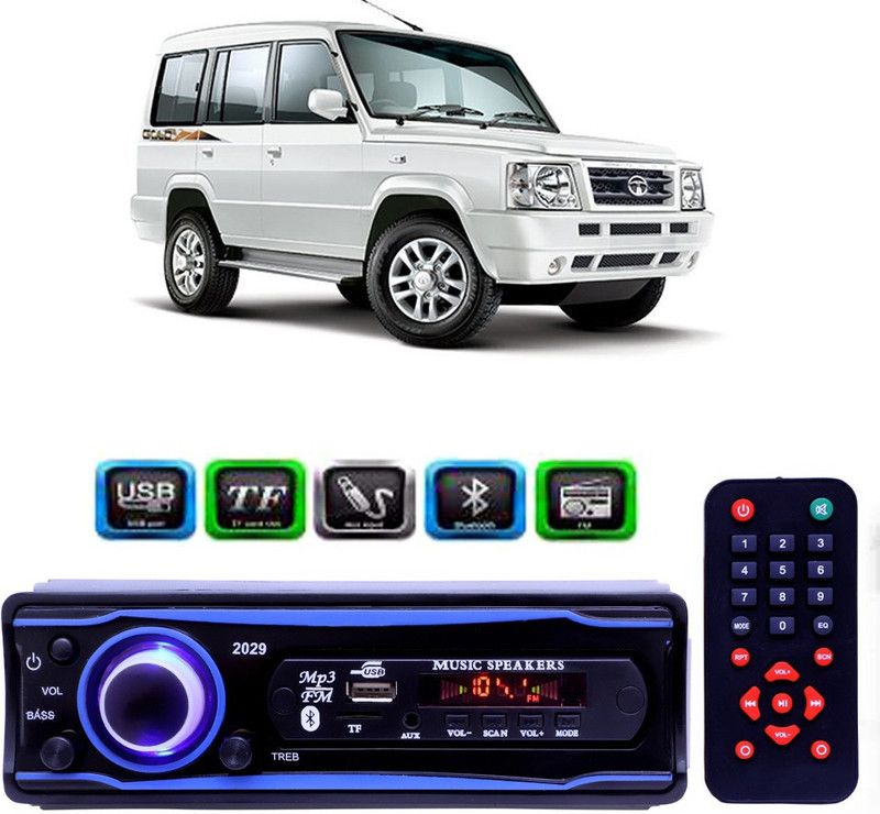 Genipap STEREO-999 BLUETOOTH/USB/SD/AUX/FM/MP3 (BLUE & Black)-544 Car Stereo  (Single Din)