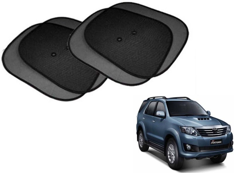 MOCKHE Side Window Sun Shade For Toyota Fortuner Old  (Black)
