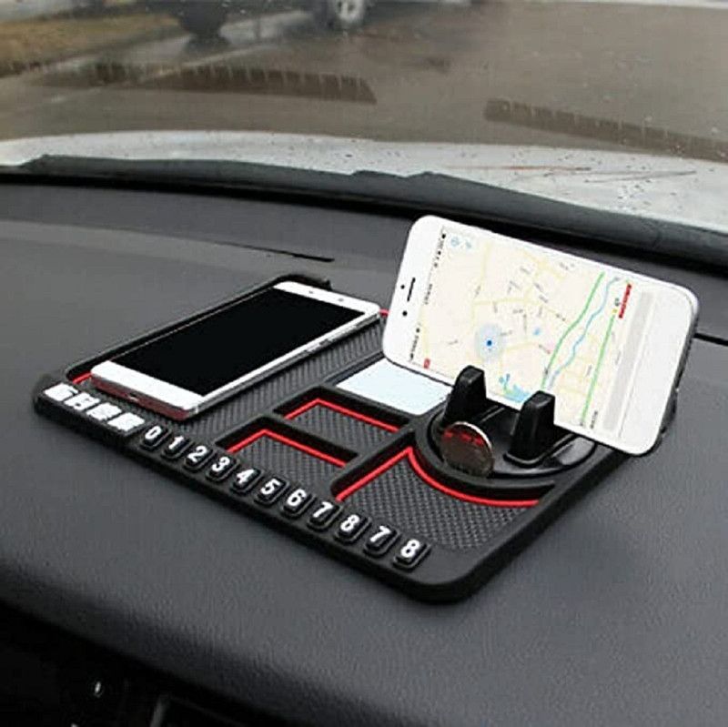VINSONIC Car Mobile Holder for Dashboard  (Black)