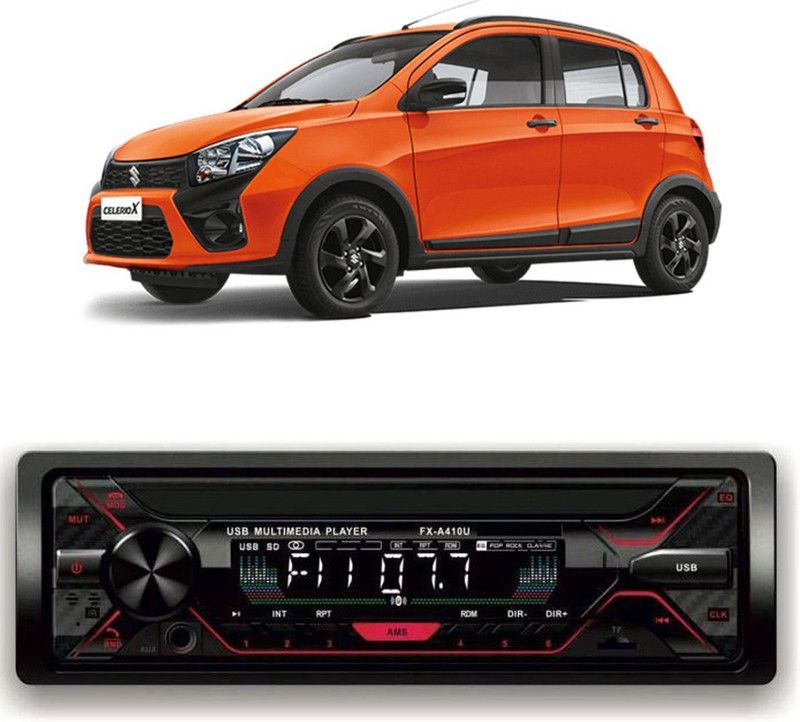 Genipap Car Stereo FX- A100U Car Stereo with Bluetooth, USB, SDCard , Aux G-299 Car Stereo  (Single Din)