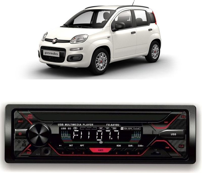 Purpleheart Car Stereo FX- A100U Car Stereo with Bluetooth, USB, SD Card , Aux P-115 Car Stereo  (Single Din)