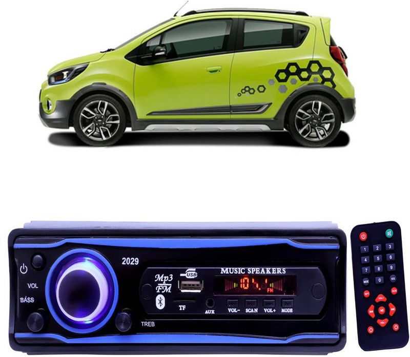 Purpleheart Blue 2029 USB/AUX/SD/BLUETOOTH/FM/MP3 BOOM MASTER STANDARD- P82 Car Stereo  (Single Din)