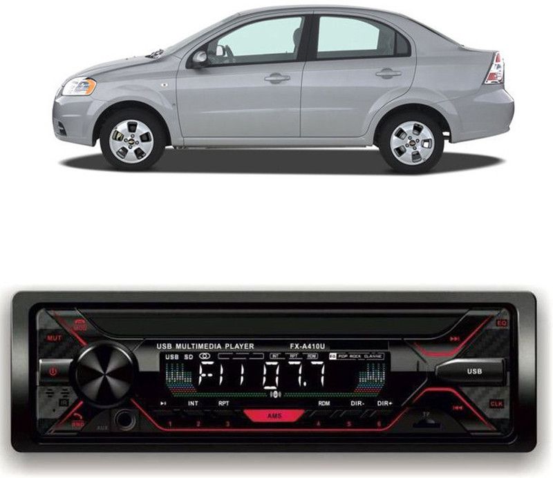 Genipap Car Stereo FX- A100U Car Stereo with Bluetooth, USB, SDCard , Aux G-83 Car Stereo  (Single Din)