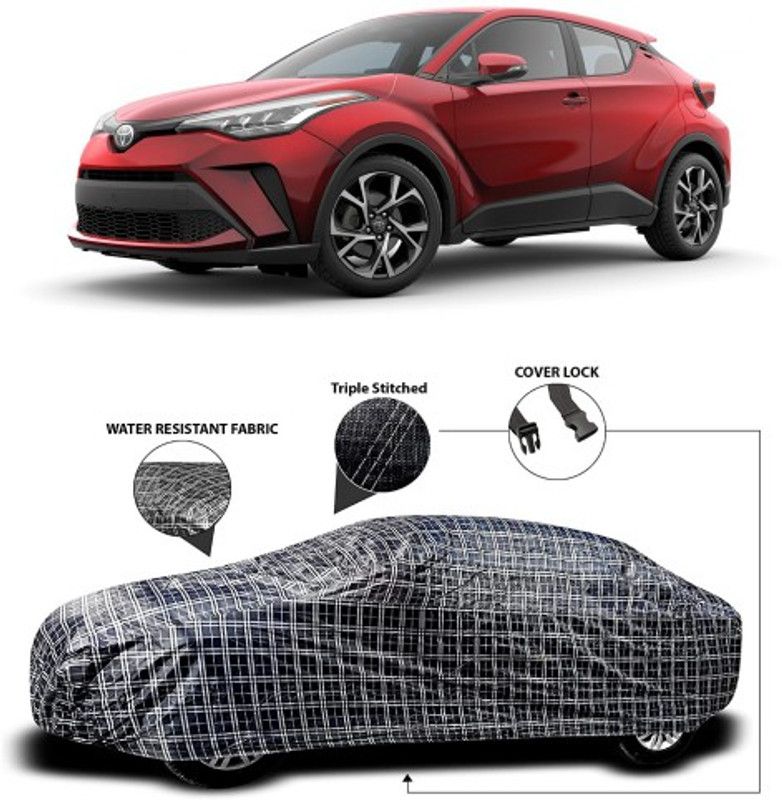 ENTIRELY ELITE Car Cover For Toyota Camry (With Mirror Pockets)  (Black, Grey)