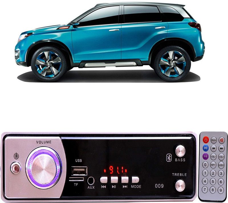 YUNEIK Silver009 BLUETOOTH/USB/SD/AUX/FM/MP3 Car Stereo ( Single Din) Y-347 Car Stereo  (Single Din)
