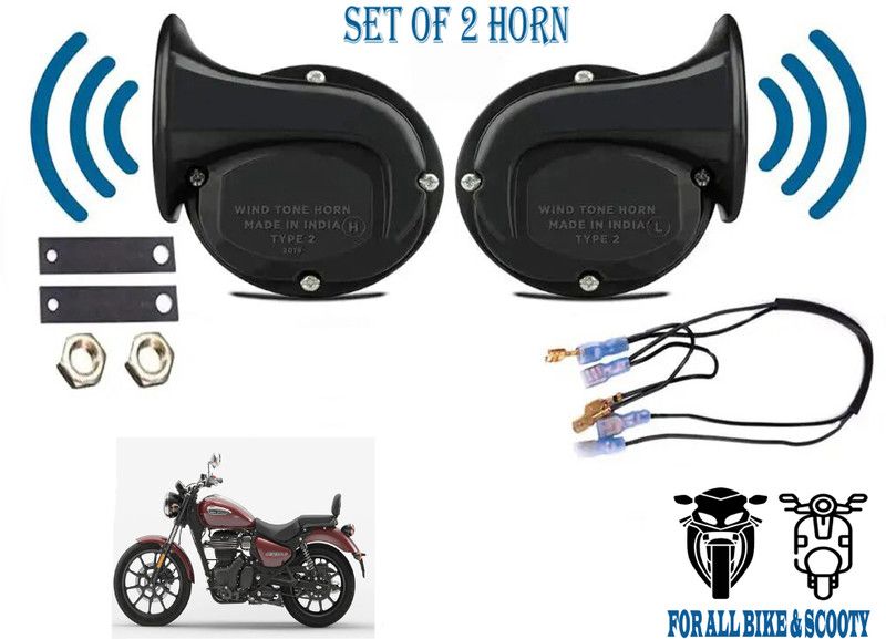 ROYAL AUTO MART Horn For Royal Enfield, Universal For Bike Meteor 350, Universal For Bike