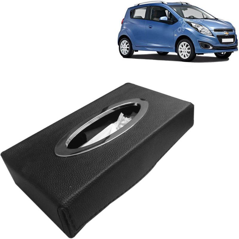 VOCADO SPATBBLK425 Vehicle Tissue Dispenser  (Black)