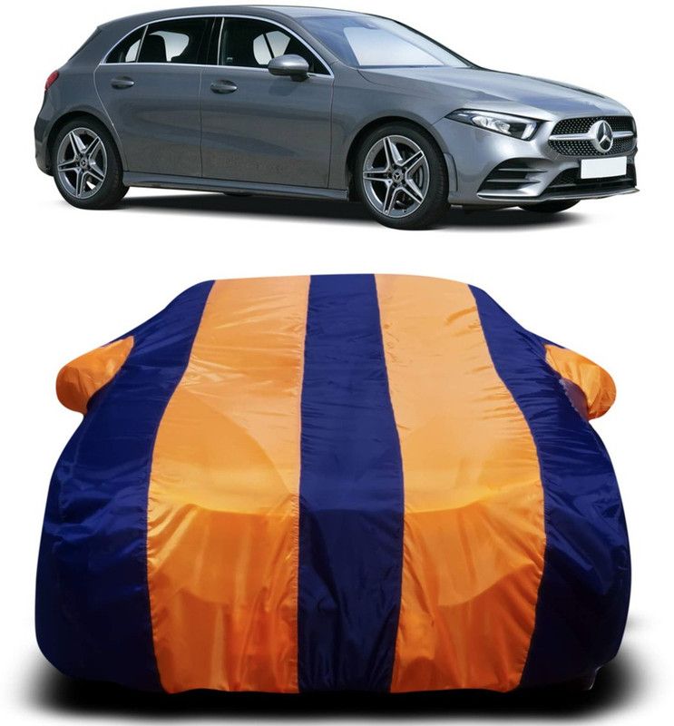 ARN Car Cover For Mercedes Benz A180 (With Mirror Pockets)  (Orange, Blue)