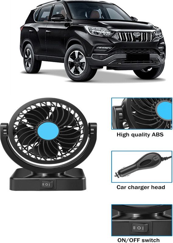 Amulite Cooling Car Fan 360 Degree Rotatable For vehicle-G-CF 174 Car Interior Fan  (12 V)