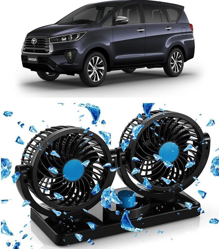 Enfield Works Car Fan 12V 360 Head 2 Speed Quiet Strong for All Auto Vehicles-CF580 Car Interior Fan  (12 V)