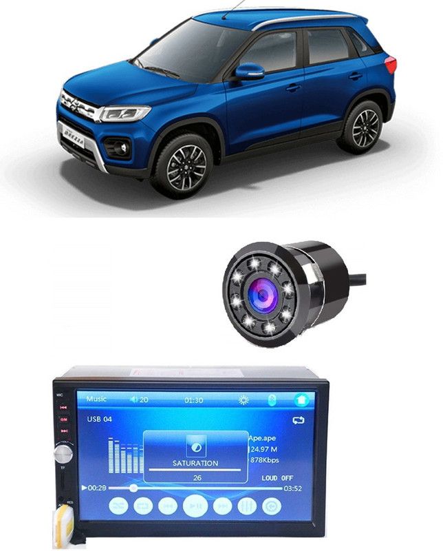 Dvis FIX BT SCREEN WITH LED CAMERA FOR ALL CARS D-274 Car Stereo  (Double Din)