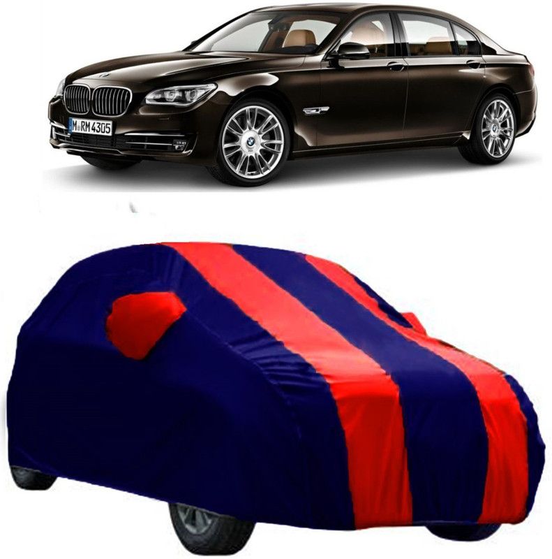 AutoKick Car Cover For BMW 7 Series (With Mirror Pockets)  (Red)
