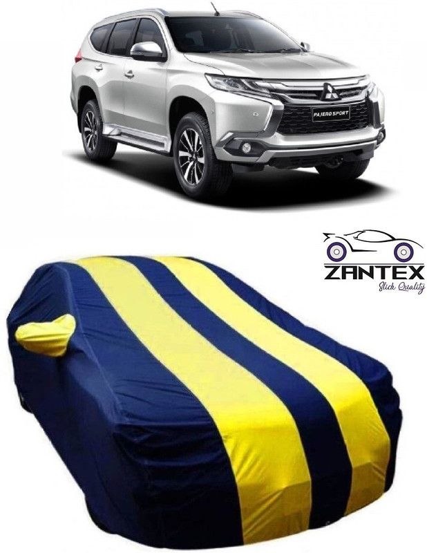 ZANTEX Car Cover For Mitsubishi Montero (With Mirror Pockets)  (Blue, Yellow)