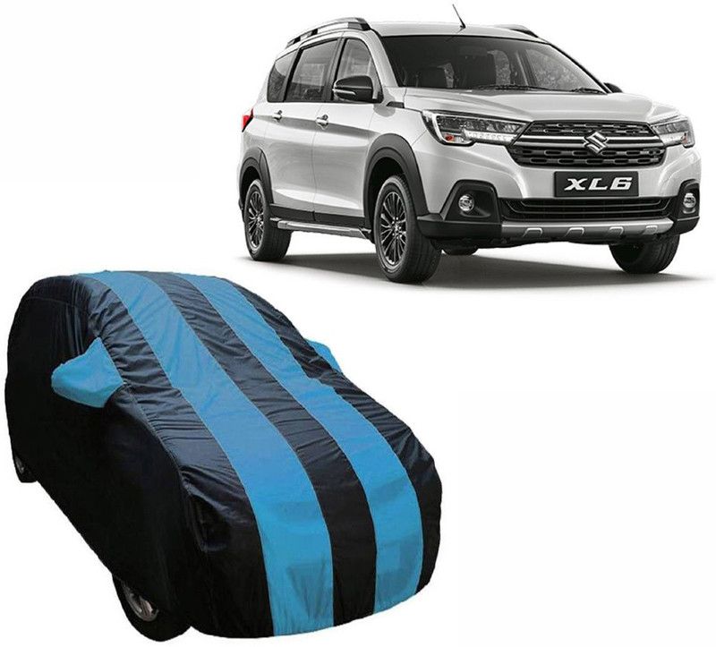 Autoinnovation Car Cover For Maruti Suzuki XL6 (With Mirror Pockets)  (Blue, Multicolor)