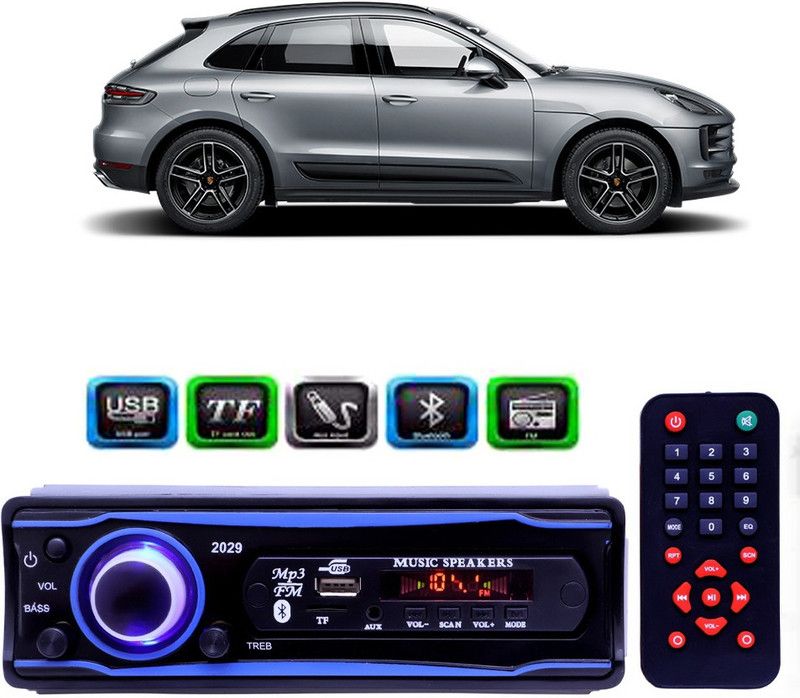 Genipap STEREO-999 BLUETOOTH/USB/SD/AUX/FM/MP3 (BLUE & Black)-464 Car Stereo  (Single Din)